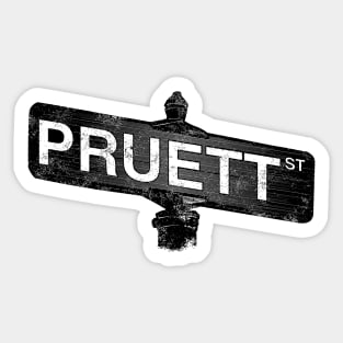 Pruett Sign Sticker